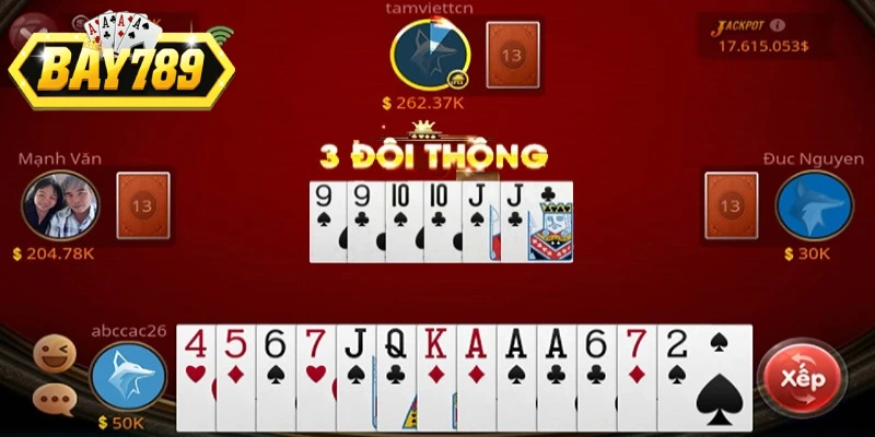 Phòng chơi đa dạng với nhiều mức cược tại Bay789